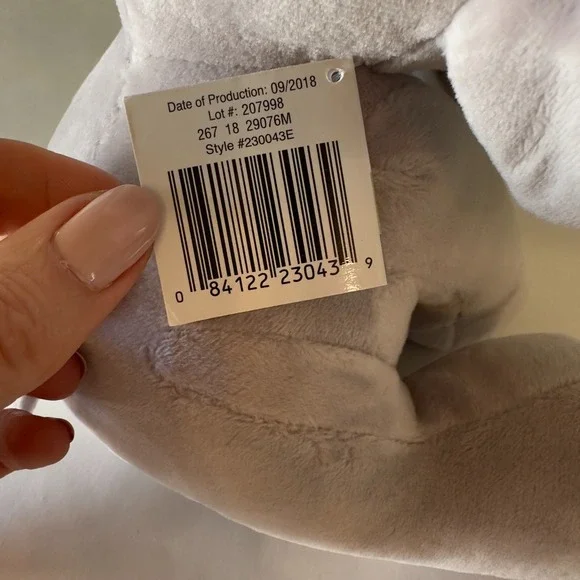 NEW Bedtime Originals Humphrey‎ Choo Choo Gray Plush Elephant-Stuffed Animal - Picture 6 of 15